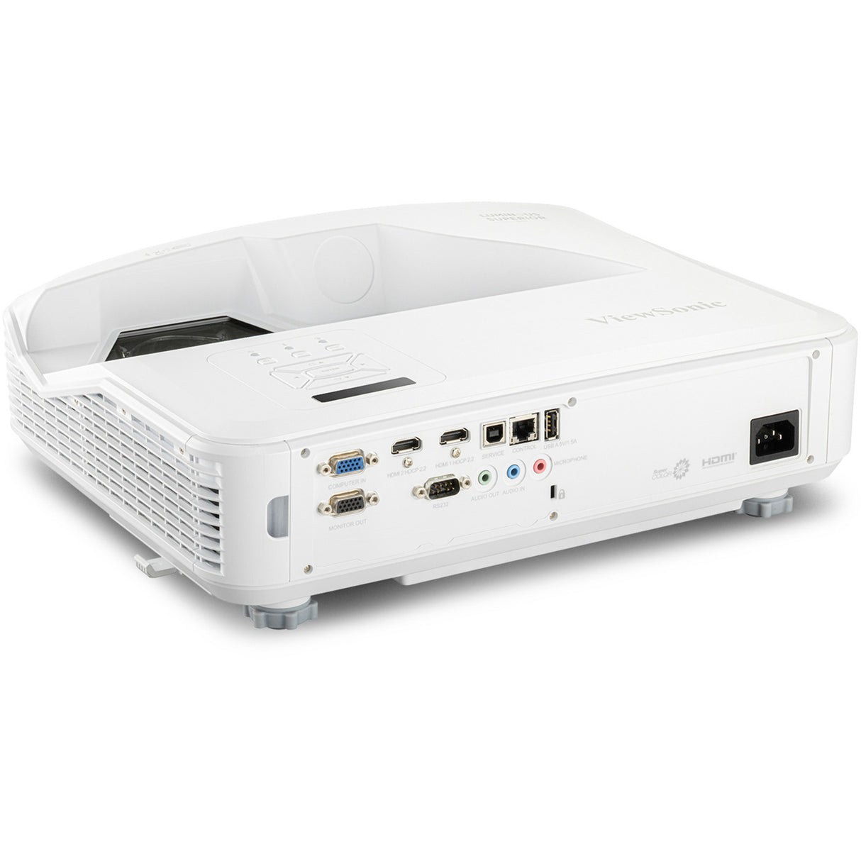 Viewsonic ls832wu wuxga projecteur laser à focale ultra courte (blanc, 5000 ansi lumens)