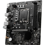 Carte mère MSI Pro H610M-E Socket 1700 (GB-LAN, Son, µATX)