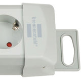 Brennerstuhl multiprise 4 voies premium-line avec interrupteur 1955540100 multiprise (gris clair)