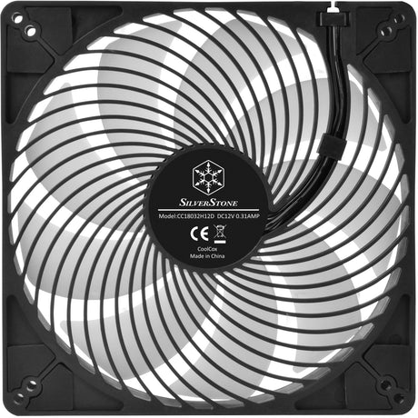 Ventilateur de boîtier Silverstone Air Penetrator 184i ARGB (noir, 180 x 180 x 32 mm, PWM)