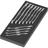Wera 9733 insert en mousse avec jeu d'interrupteurs joker 6001 1, clé 11 pièces (gris noir)