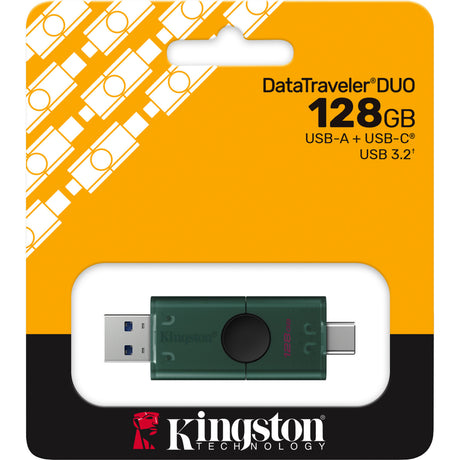 Clé USB Kingston data traveler duo 128 Go (vert noir, dtdeg2 128 Go)