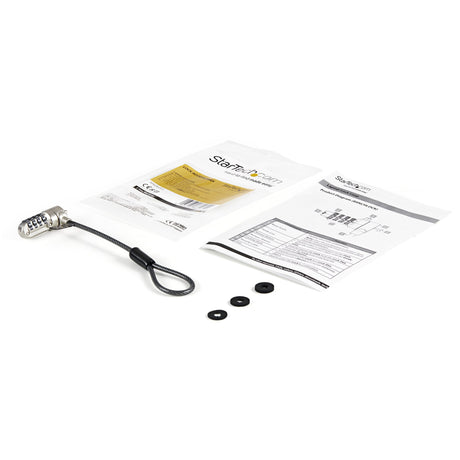 Boucle d'extension de câble antivol pour ordinateur portable Startech - Protection contre le vol de câble antivol de 15 cm