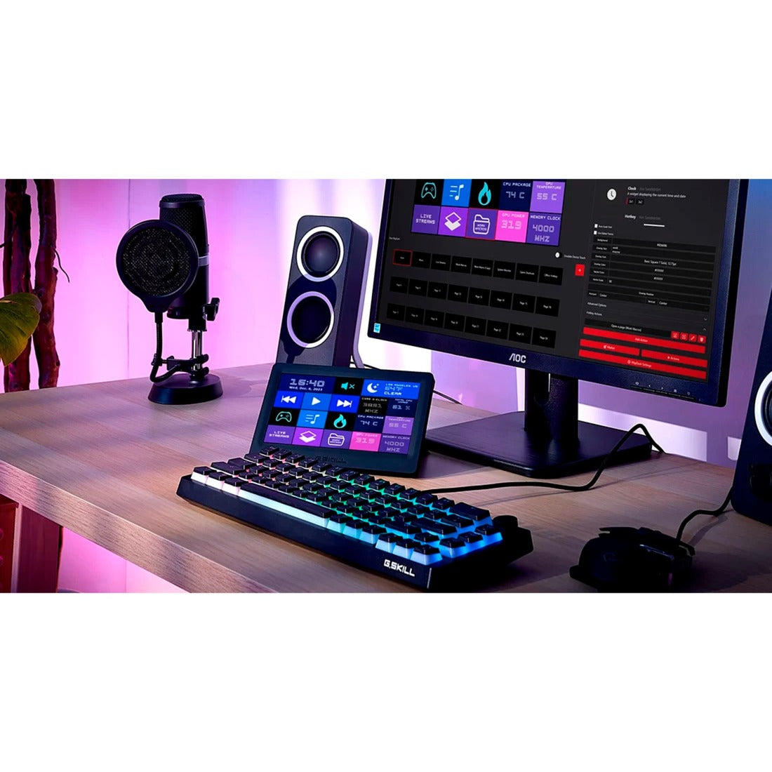 Clavier de jeu G.skill wigidash (noir)