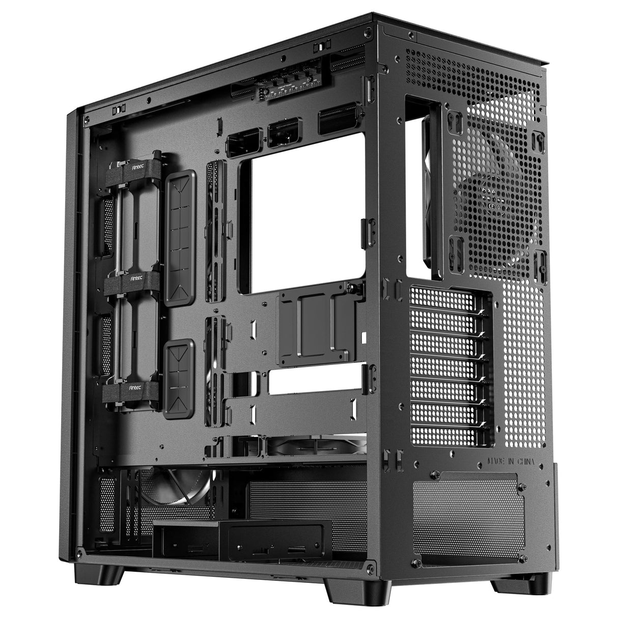 Boîtier tour midi Antec flux se (noir | 2x USB-A | 1x USB-C)