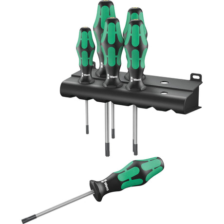 Wera 367 6 jeu de tournevis kraftform plus (noir vert, 6 pièces)