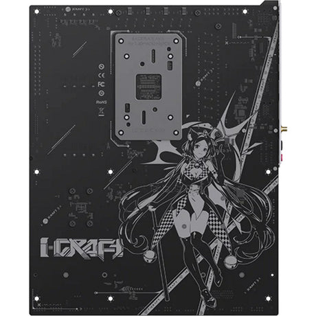 Carte mère Maxsun MS-Icraft B850 Aiga Socket AM5 (noir, RAID, 5,0 Go-LAN, WLAN, BT, son, ATX)