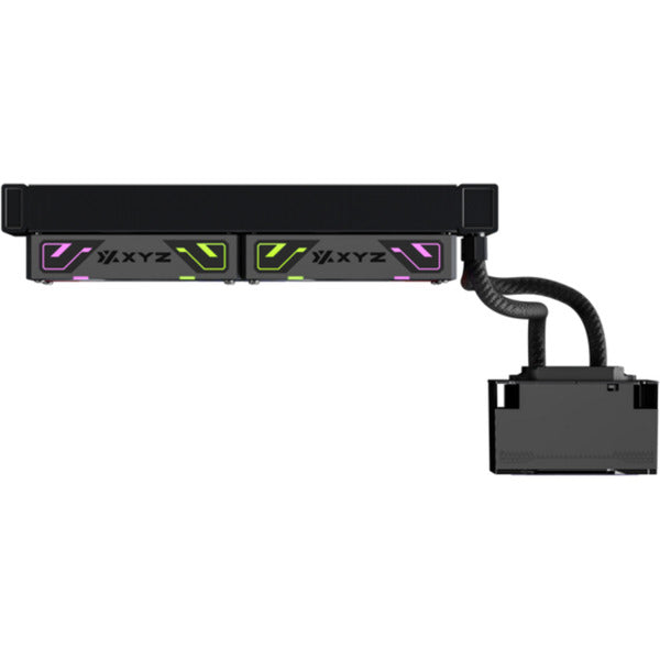 Xyz pc gear hydroview aio 240 refroidissement par eau (noir, argb, pwm)