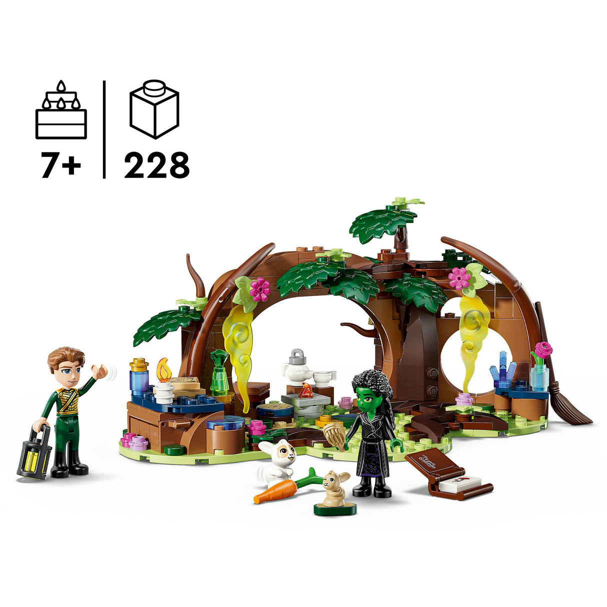 Lego 75687 La cachette du méchant Elphaba | 2 pièces