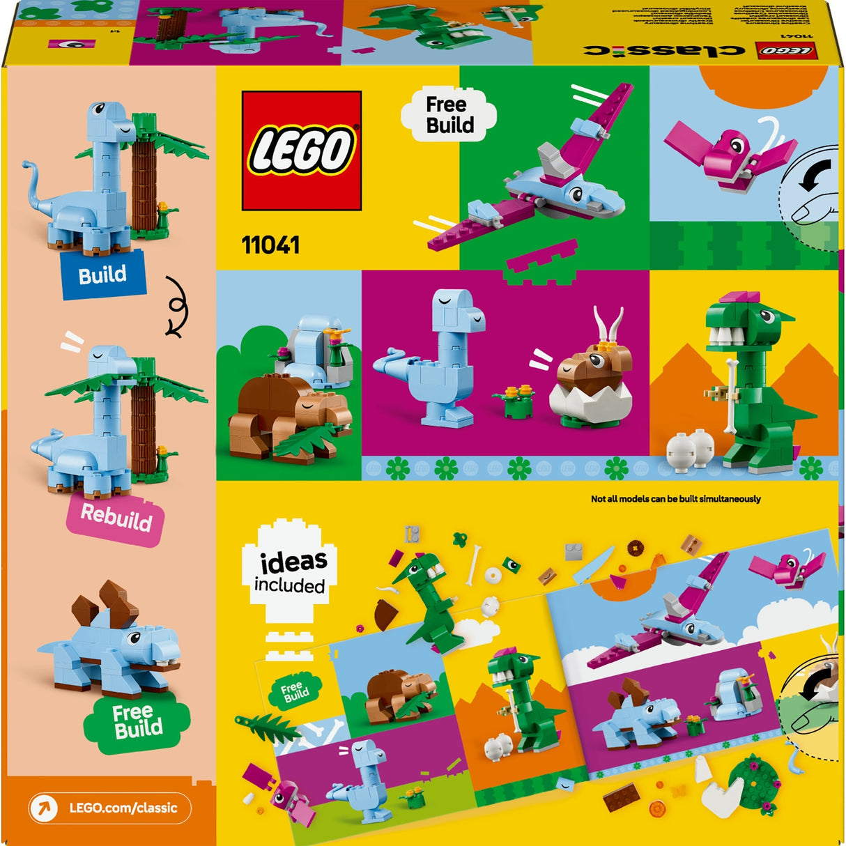 Lego classic 11041 dinosaures créatifs