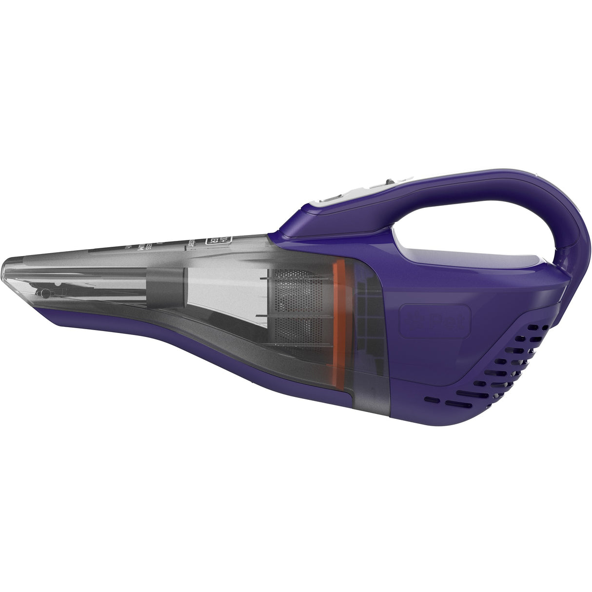 Aspirateur à main pour animaux de compagnie Black+decker dvb315jp 12v 1,5ah avec brosse pour animaux