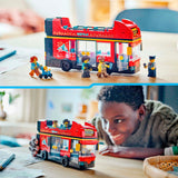 LEGO CITY 60407 TOURIST ROUGE DOUBLE COQUE