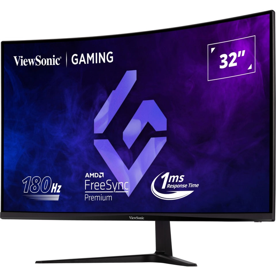 Moniteur de jeu incurvé Viewsonic vx3218c-2k 32 (noir, 2x HDMI, 1x port d'affichage, 180 Hz)