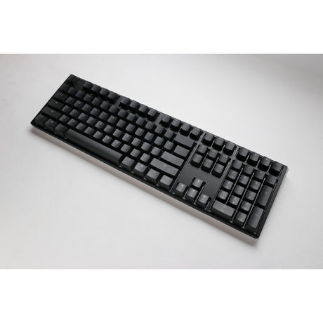 Clavier mécanique RVB classique Ducky One 3 (noir, disposition américaine (qwerty), marron cerise mx, 100 %, LED RVB, pbt double-shot, remplaçable à chaud, mécanique charlatan)