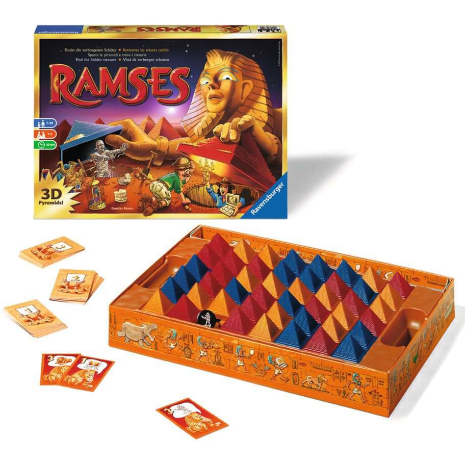 Jeu de société Ravensburger Ramses (multilingue, 1 à 5 joueurs, 30 minutes, à partir de 7 ans)