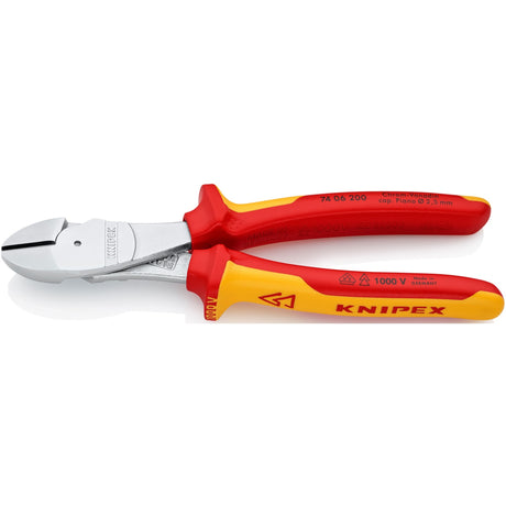 Knipex 74 06 200 pince coupante latérale électrique confort 200mm vde