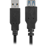Câble d'extension Sharkoon USB 3.0 (noir, 3 mètres)
