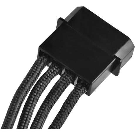 Adaptateur Silverstone 4 broches molex > 4x 15 broches sata (noir, pp07-btsb)