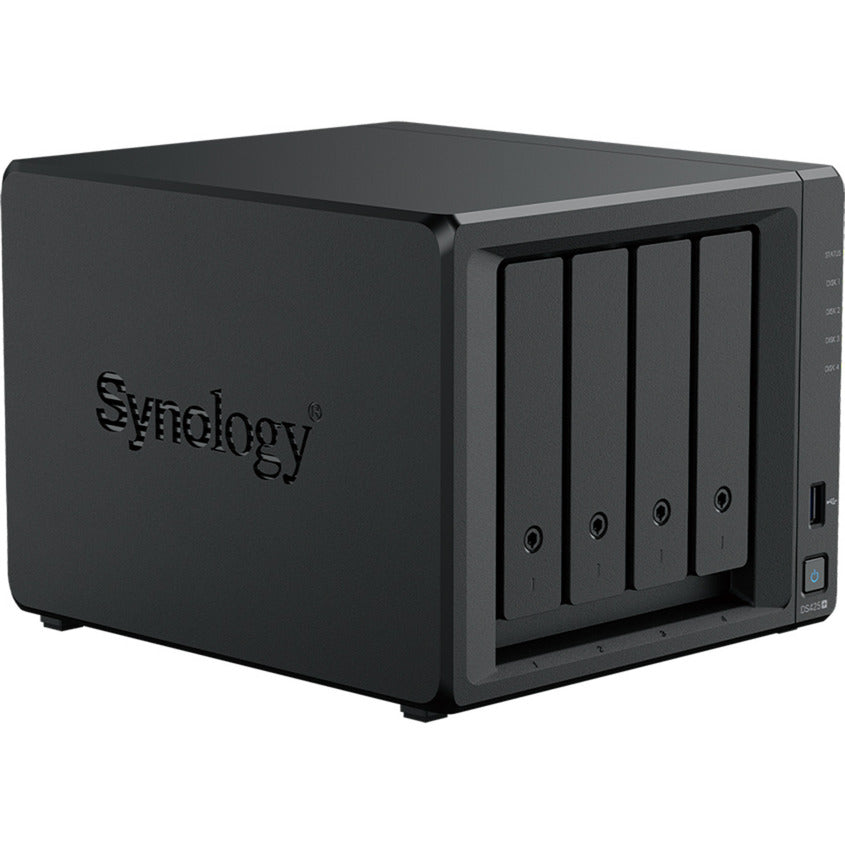 Synology diskstation ds425+ nas (noir, 2x LAN, 2x USB-A 3.2 (5 Gbit s))