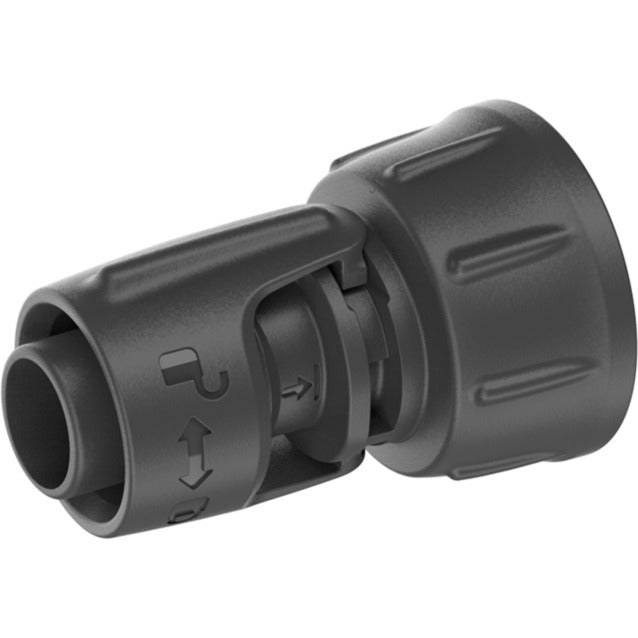 Pièce de raccordement de robinet pour système micro-goutte Gardena 13 mm (1 2 ) – Pièce de robinet filetée 3 4 (gris foncé)