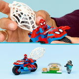 Lego Marvel 11206 Spidey sur sa moto contre rhinocéros
