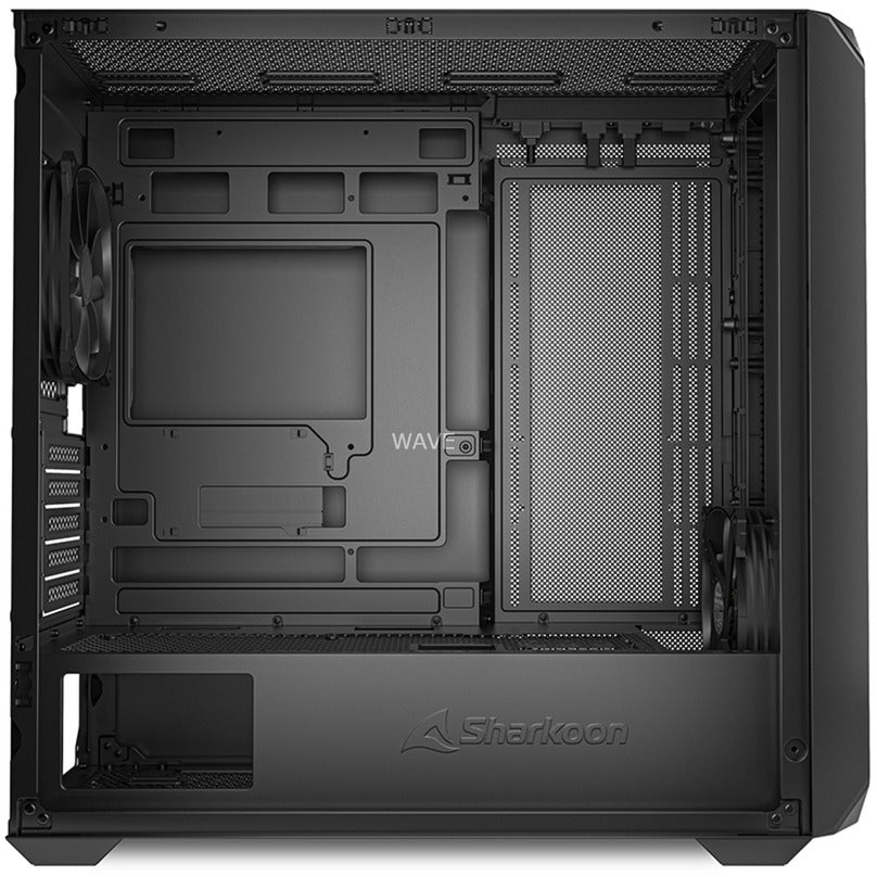 Boîtier mini tour Sharkoon mk2 (noir | 2x USB-A | 1x USB-C)