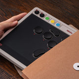 Contrôleur d'arcade 8bitdo (gris rouge, usb bluetooth 2,4 ghz, nintendo switch 1 + 2, pc)