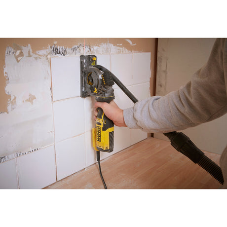 Scie circulaire à main multi-matériaux Stanley fatmax 650w (jaune noir, avec étui)