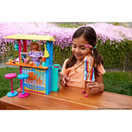 Mattel aime la cabane de la plage de l'océan