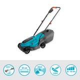 Gardena tondeuse à gazon à batterie easymax 3218v p4a solo
