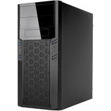 Boîtier tour midi Silverstone sst-ps13b (noir | 2x USB-A)