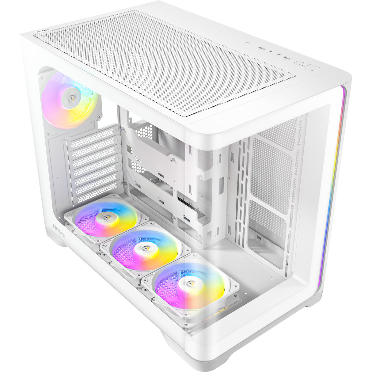 Boîtier tour midi Antec C5 Curve ARGB (blanc | 2x USB-A | 1x USB-C | verre trempé)