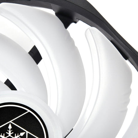 Silverstone Air Blazer 120r RVB Ventilateur de boîtier (Noir, 120 x 25 x 120 mm, PWM)