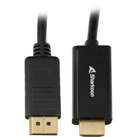 Sharkoon displayport 1.2 > adaptateur hdmi (noir, 1 mètre, 4k)