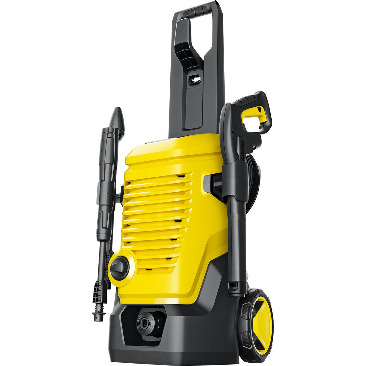 Nettoyeur haute pression Kärcher k 5 wcm premium (jaune noir, avec nettoyeur haute pression et enrouleur de tuyau)