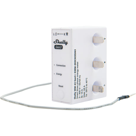 Appareil de mesure Shelly 3em 63t gen3 (blanc)