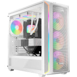 Soyez silencieux! Light Wings LX PWM Ventilateurs de boîtier RGB haute vitesse (blanc, 3 pièces, 120 x 120 x 25 mm)