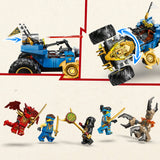 Lego Ninjago - jouet de construction de voiture transformable de Jay (71856)