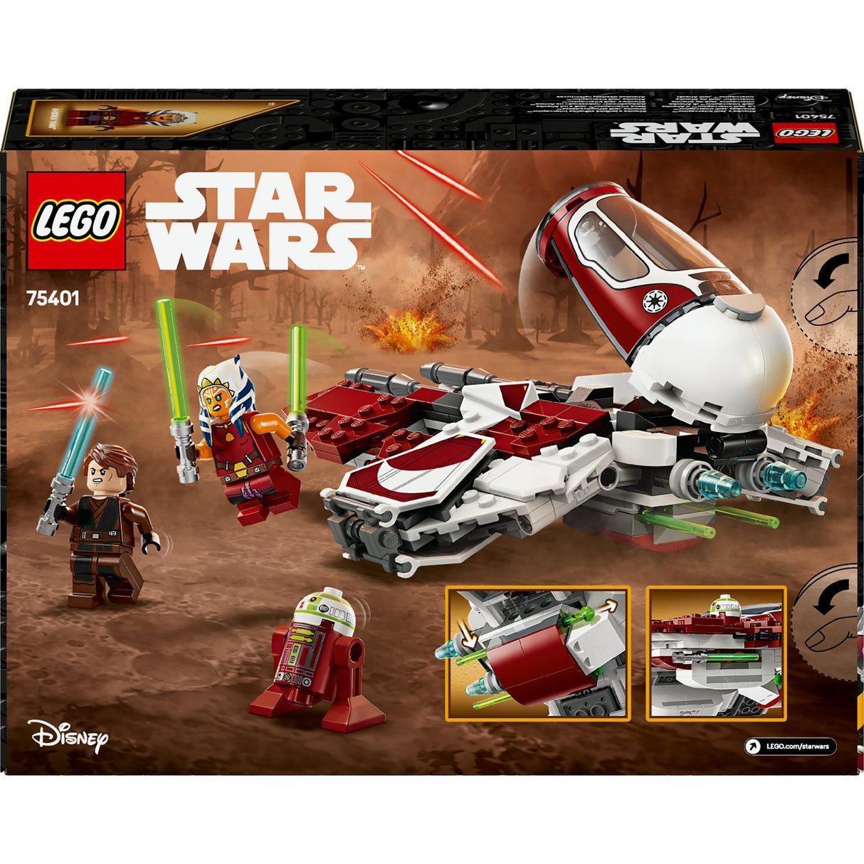 Lego Star Wars 75401 L'intercepteur Jedi d'Ahsoka