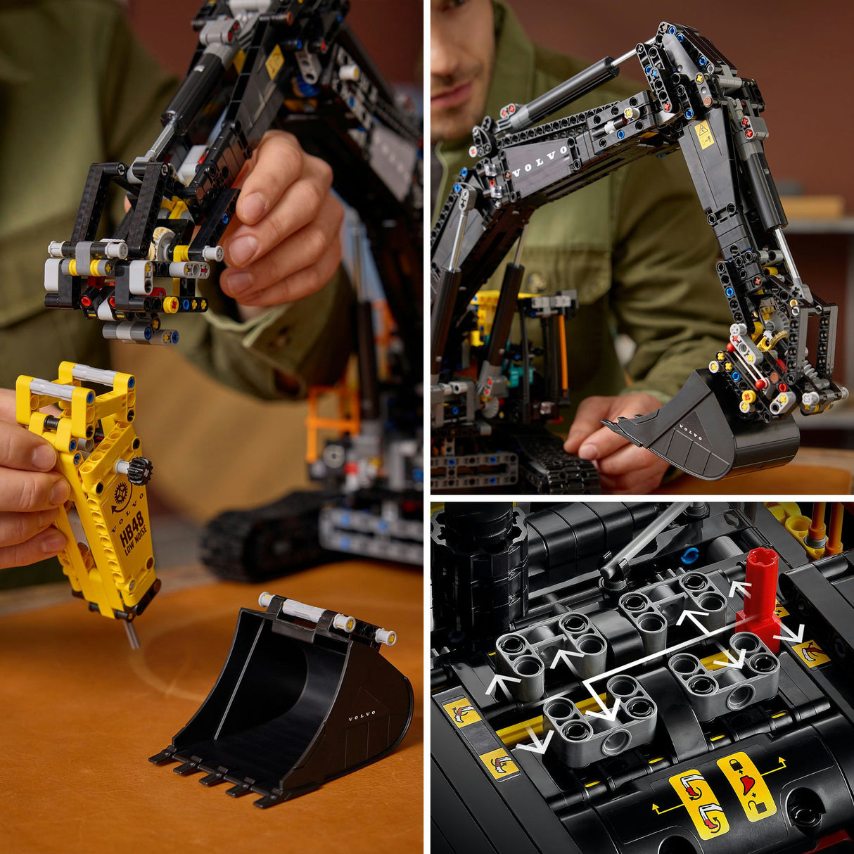 Lego Technic 42215 La pelle hybride Volvo EC500