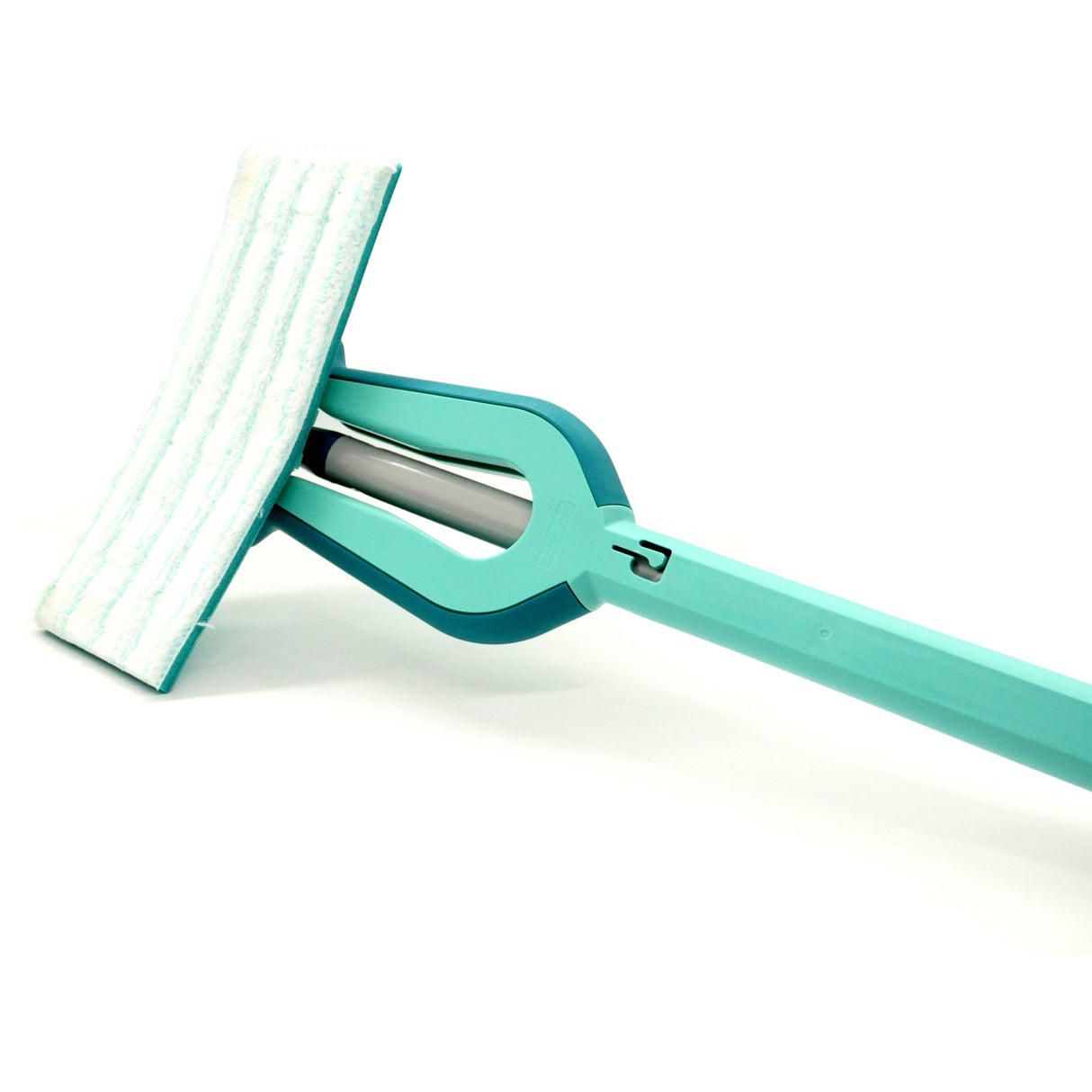 Leifheit picobello essuie-sol s micro duo avec manche - largeur d'essuyage 27 cm - turquoise - gris