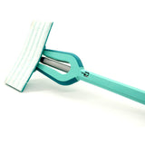 Leifheit picobello essuie-sol s micro duo avec manche - largeur d'essuyage 27 cm - turquoise - gris