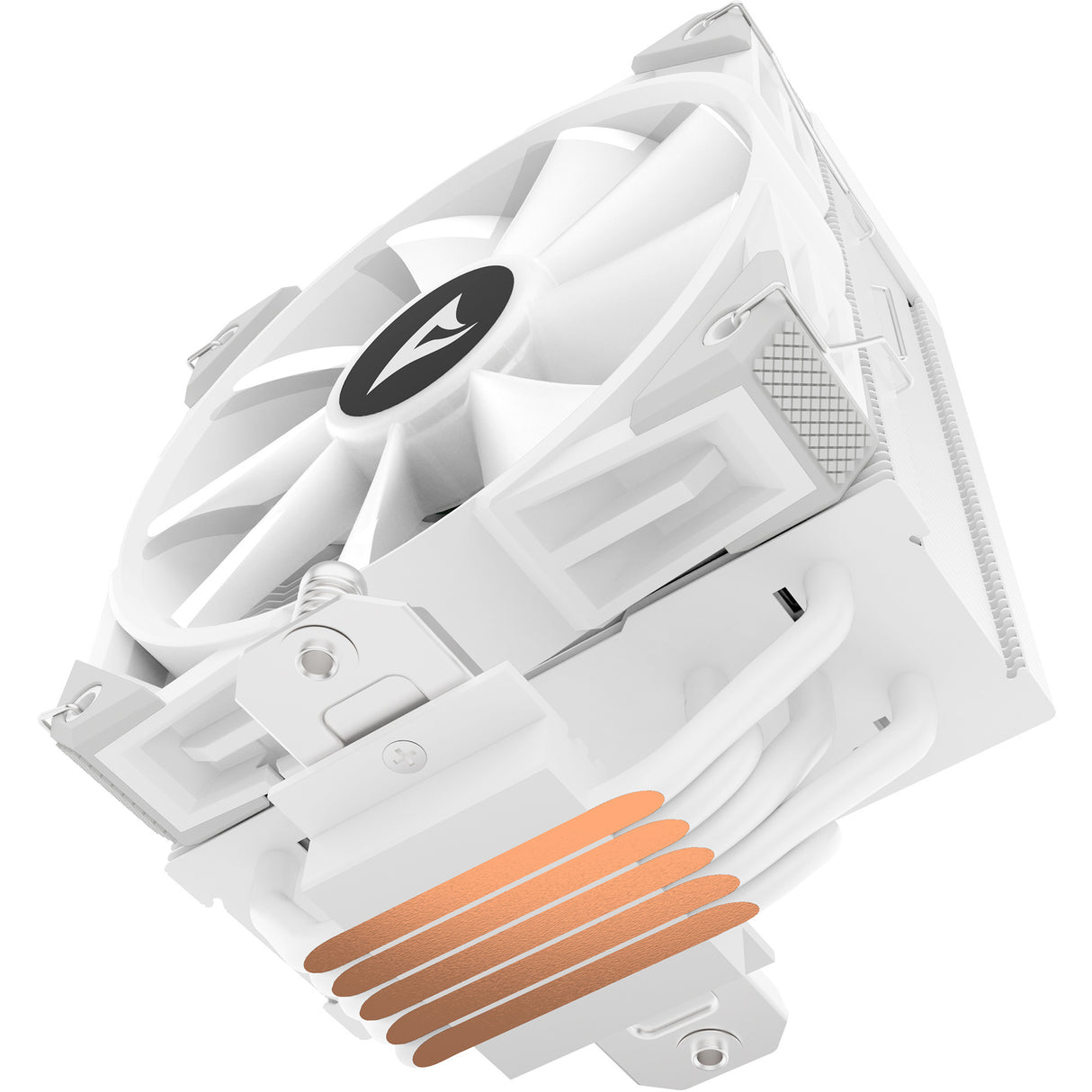 Refroidisseur de processeur Sharkoon a50 RVB (blanc, connecteur de ventilateur PWM à 4 broches)