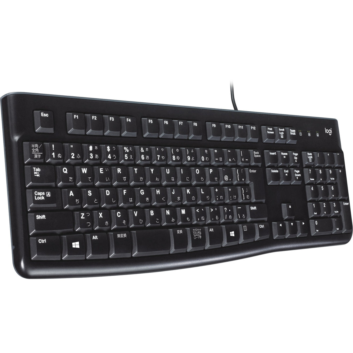 Clavier Logitech k120 pour entreprise (noir, disposition européenne (qwerty), dôme en caoutchouc, 100%)