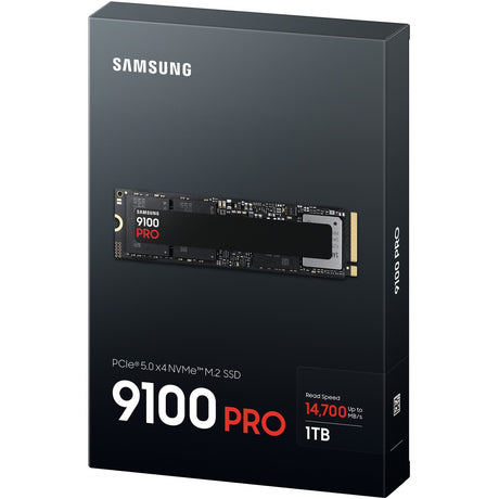 Samsung mz-vap1t0bw 9100 pro pcie® 5.0 nvme™ m.2 SSD - 1 To, 1 To, M.2, 14 700 Mo s