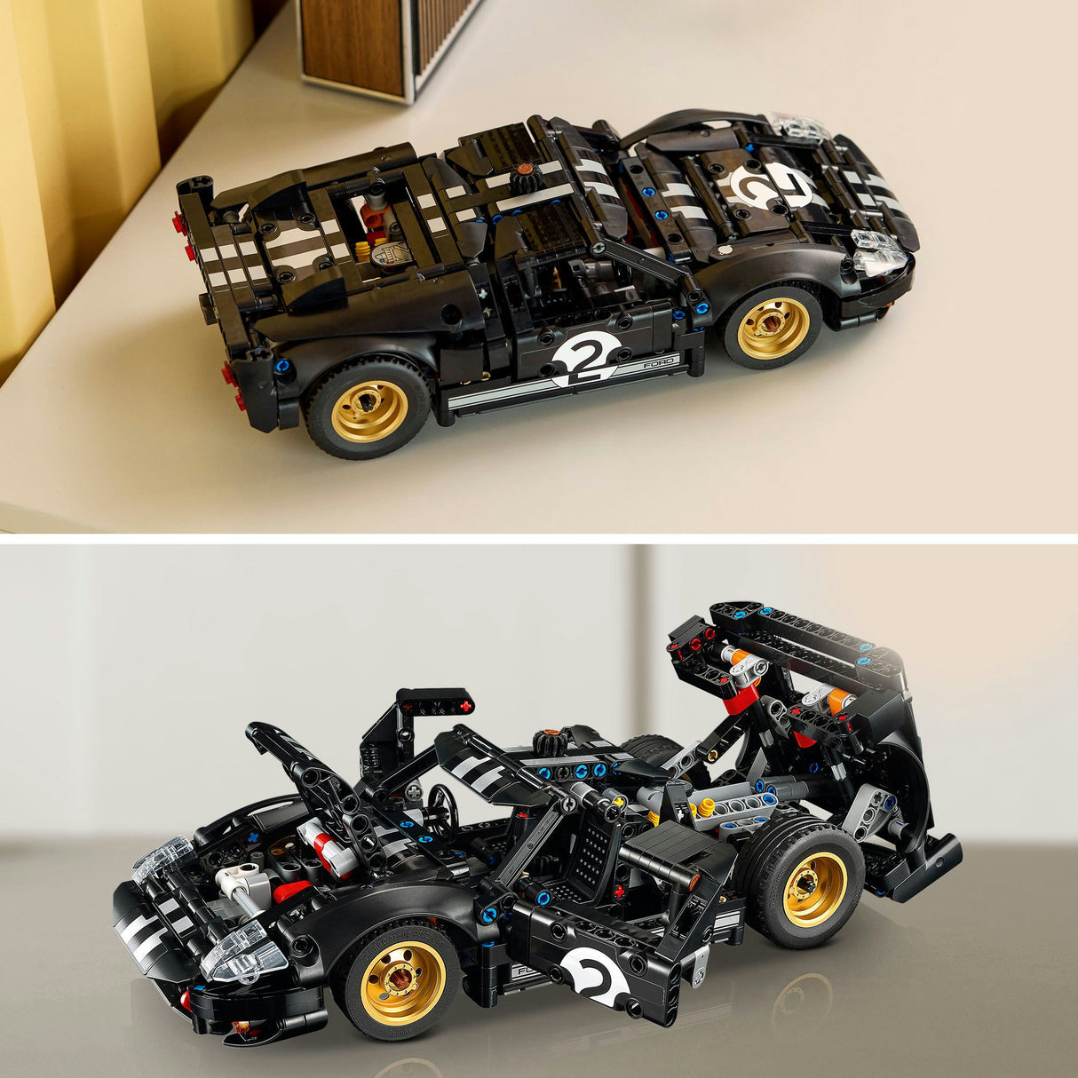 Lego technic 42223 1966 voiture de course Ford GT40 Mkii
