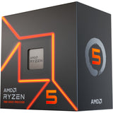 Processeur AMD Ryzen 5 7400, 3,7 GHz (4,7 GHz Turbo Boost) socket AM5 (débloqué, en boîte)