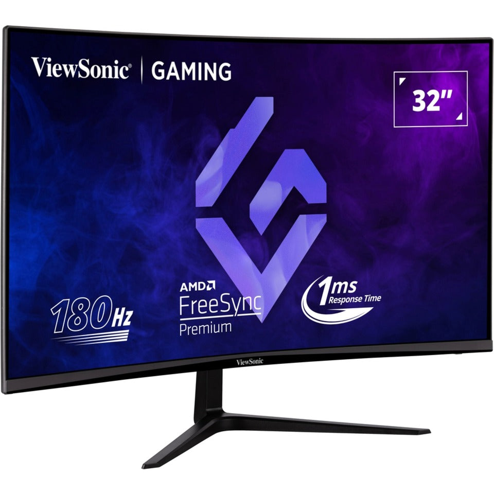Moniteur de jeu incurvé Viewsonic vx3218c-2k 32 (noir, 2x HDMI, 1x port d'affichage, 180 Hz)