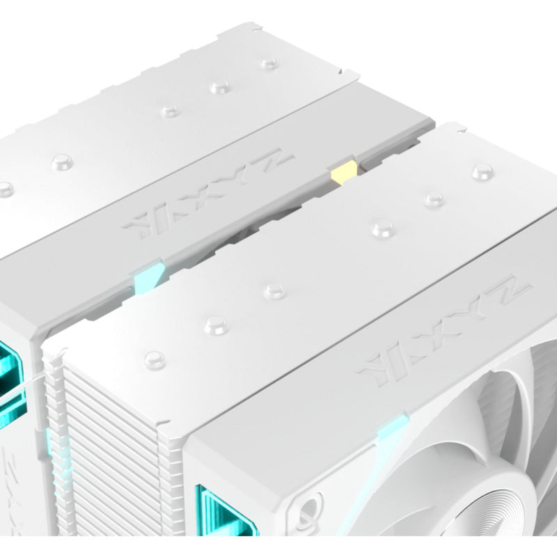 Refroidisseur de processeur Xyz PC Gear Thermax 6 Duo RGB (blanc, Arbb, Pwm)
