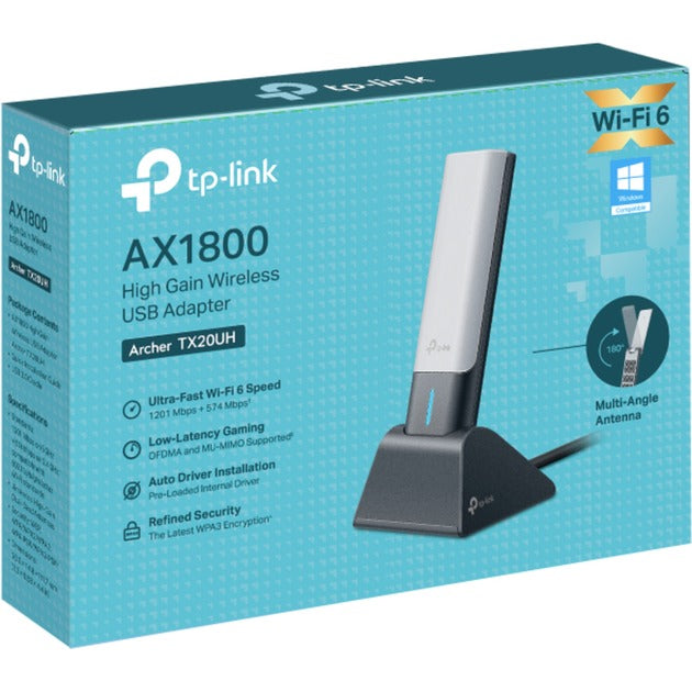 Adaptateur wlan tp-link archer tx20uh (gris)